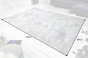 Covor Abstrakt 350x240cm, gri albastru
