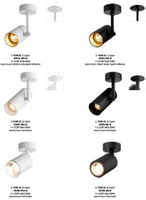 Plafoniera moderna cu spot TORI SL 2 neagra