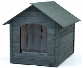 Cușcă izolată pentru câine. XL - 113 cm x 90 cm x 89 cm Gri