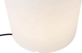 Lampă de podea inteligentă pentru exterior Verano, cu ghiveci, alb, IP65, inclusiv LED Wifi A60