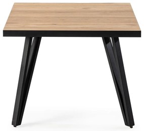 Măsuță de cafea cu blat cu aspect de lemn de stejar 60x60 cm Sindi – Marckeric