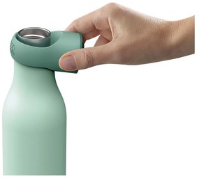 Sticlă verde-mentă de călătorie din oțel inoxidabil 500 ml Loop – Joseph Joseph