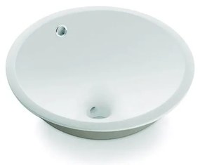 Bathco 0052 - Lavoar încastrat CERDENA Ø 38 cm, porțelan, alb