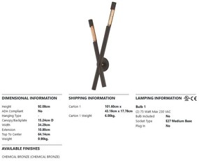 Aplica de perete LUX design elegant, minimalist HENDRIX