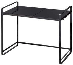 Raft de bucătărie, reglabil, YAMAZAKI Tower, negru