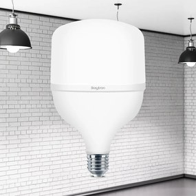 Bec led 50W(320W), E27, T140, 5500 lm, lumina rece (6500K), opal, Braytron
