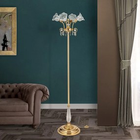 Lampadar, Lampa de podea design clasic LA BOHEME, auriu