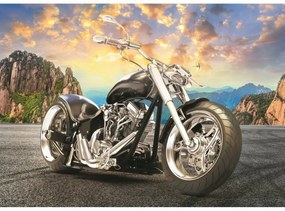 Trefl Motocicleta neagră Puzzle, 500 piese