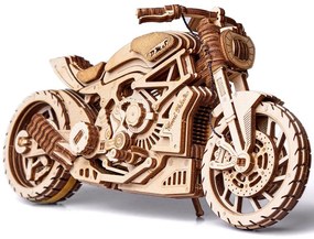 Puzzle 3D mecanic din lemn motocicleta DMS