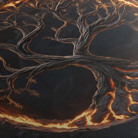 Tablou – Arborele vieții în lavă I. (120x50 cm)
