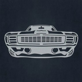 DUBLEZ | Autocolant din lemn mașină - Chevrolet Camaro