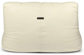 Fotoliu bean bag crem cu tapițerie din țesătură bouclé Sofa Tube – SLOWDOWN