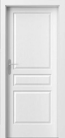 Usa cu toc reglabil HDF PORTA VIENA - ST DR 140-180 mm, ST, Alb, Vopsea Standard