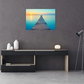 Tablou pe sticlă - Dig spre infinit (70x50 cm)