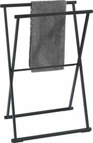 Wenko Suport pliabil pentru prosoape LAVA – negru