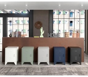 Noptieră de copii albastră din metal BRONXX – Vipack