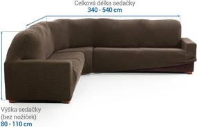 Nueva Textura Huse care se întind foarte bine NIAGARA tutunului colţar (l. 340 - 540 cm)