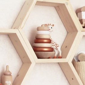 SET 5x etajeră de perete RAF 36x31 cm molid