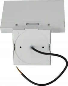 Aplica LED de perete pentru exterior cu senzor LED/18W/230V IP44 albă