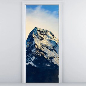Fototapet pentru ușă - Munții înzăpeziți (95x205cm)