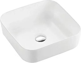 Lavoar pe blat Fluminia Andra alb 39 cm