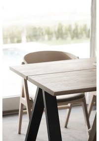 Masă de dining extensibilă cu blat din lemn de stejar 170x100 cm Carradale - Rowico