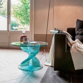 Masuta de Cafea Design LUX, Sticla, Ariel