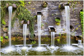 Tablou - Zid de piatră, Hamburg, Germania (90x60 cm)