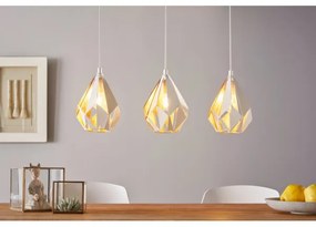 Eglo 43002 - Lustră pe cablu CARLTON 3xE27/60W/230V