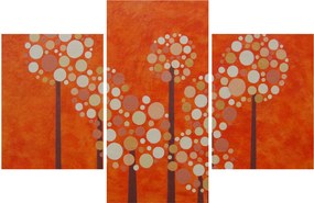 Tablou - Pădurea portocalie (90x60 cm)