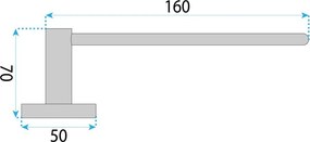 Suport hartie igienica 5609 Leo auriu