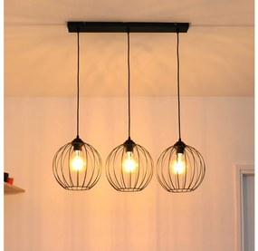 Lustră LED pe cablu MERCURE 3xE27/15W/230V