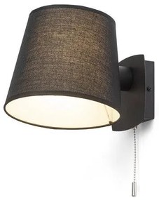 Lampa SELENA de perete negru 230V E27 15W