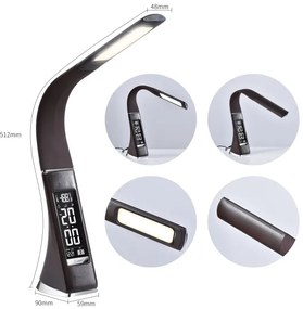 Lampă de masă LED dimabilă cu afișaj Immax 08948L LEATHER LED/7W/230V