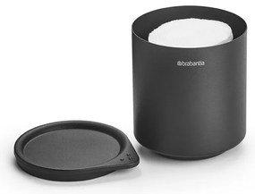Cutie accesorii pentru baie Brabantia MindSet Mineral 1005686, Baza antiderapanta, Finisaj mineral, Gri
