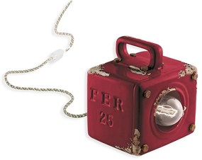 Veioza design retro realizat manual din ceramica INDUSTRIAL