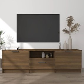 817113 vidaXL Comodă TV, stejar maro, 140x35x40 cm, lemn prelucrat