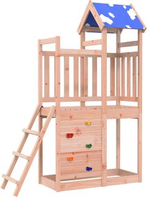 vidaXL Turn de joacă Maro 110,5 x 52,5 x 215cm Lemn Douglas solid