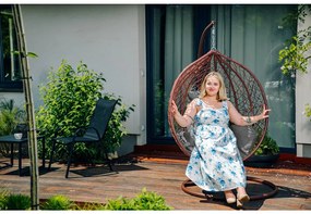 Scaun suspendat maro KOKON cu suport