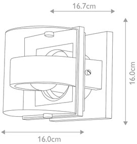 Aplică de exterior FRIDA 1xE27/60W/230V IP54 Elstead
