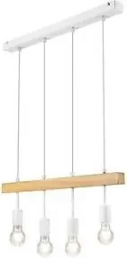 Suspensie vintage 4 becuri E27 Orazio 33716 Lamkur