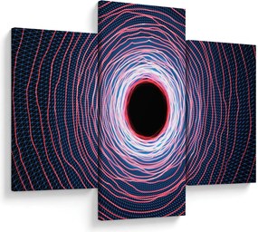 Tablou cercul abstact (90x60 cm)