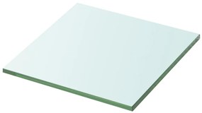 vidaXL Raft din sticlă transparentă, 30 x 30 cm