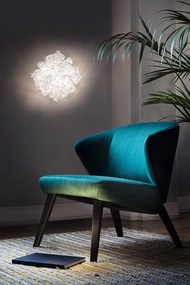 Aplica perete sau tavan design unicat realizat manual Veli Medium Opal, 53cm