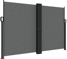 vidaXL Copertină laterală retractabilă, antracit, 160x1000 cm
