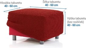 Nueva Textura Huse care se întind foarte bine NIAGARA cărămizii taburet (40 - 60 cm)