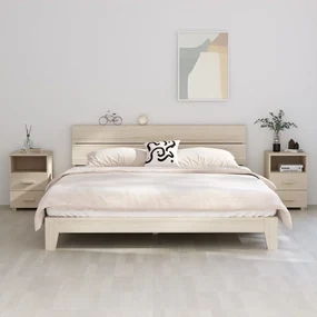 340416 vidaXL Noptiere HAMAR, 2 buc, maro miere, 40x35x62 cm, lemn masiv
