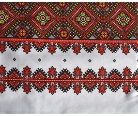 Fata de masa MOTIVE TRADITIONALE II XXL CASA GINO® , bumbac 100%, 160X210, masa 8 persoane