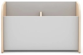 Bibliotecă de copii albă 70x42 cm Esteban – Marckeric