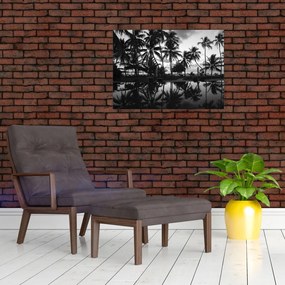 Tablou pe sticlă - Insula tropicală (70x50 cm)